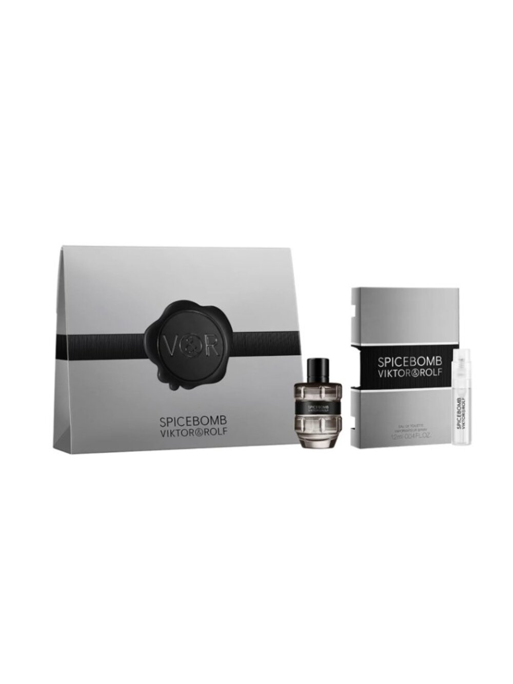 Viktor & Rolf Spicebomb EDT Duo Set,Mini 7ml & Sample Spray 1.2ml-2pc-BOXED-NEW - Picture 13 of 16